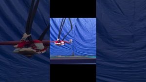 Кансузян Камила. Воздушная гимнастика на стропах «Мулан"