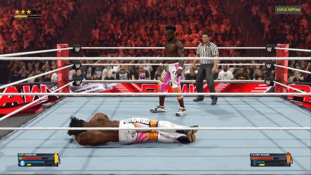 WWE2K24 KOFI KINGSTON VS XAVIER WOODS смотреть онлайн