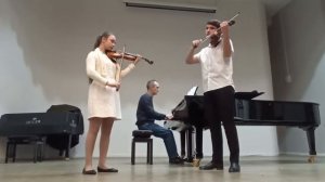 Ноктюрн Таривердиева - скрипичный дуэт Екатерины и Афанасия Синицыных