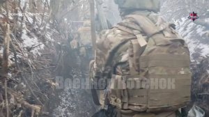 Отработка штурма опорного пункта на открытой местности