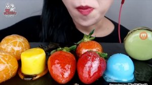 Асмр фрукты и сладости в карамели😋😋