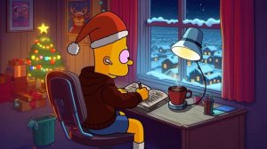 Chill ambient smoke music for deep winter relaxation