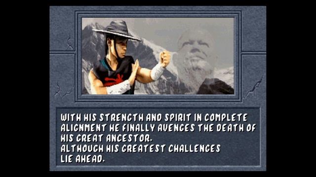 Mortal Kombat II (1996) [Sega Saturn] All Endings