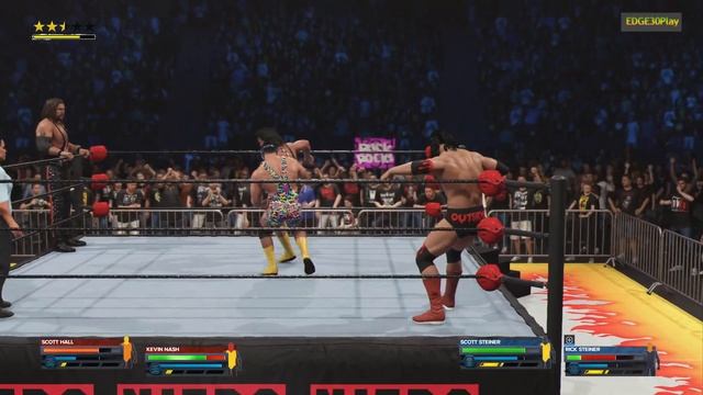 WWE2K24 KEVIN NASH & SCOTT HALL VS SCOTT STEINER & RICK STEINER смотреть онлайн