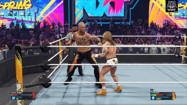 WWE2K24 BARON CORBIN VS TYLER BATE смотреть онлайн