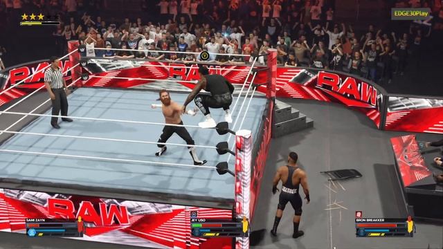 WWE2K24 SAMI ZAYN VS JEY USO VS BRON BREAKKER (C) смотреть онлайн