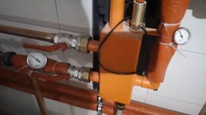 Работа гидрострелки в реальной системе