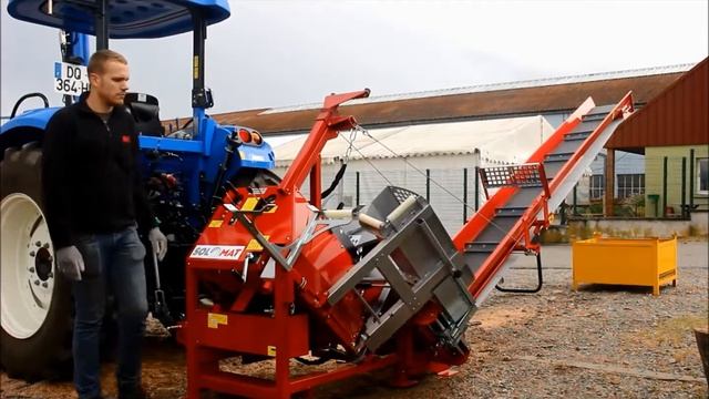 AMR - Circular saw with hydraulic tilting system and conveyor belt смотреть онлайн