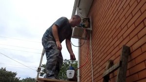 Самостоятельная установка кондиционера,часть 5