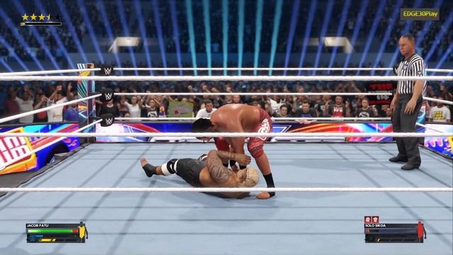 WWE2K24 Jacob Fatu vs Solo Sikoa смотреть онлайн