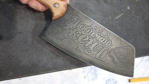 РИСУНОК НА НОЖЕ своими руками