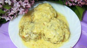 Тефтели из карася в сливочном соусе