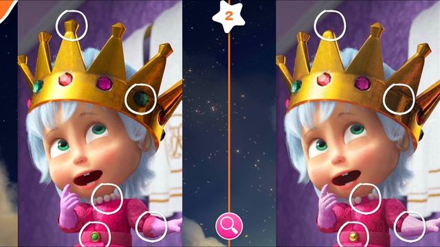 Найти 7 отличий в Маша и медведь игра для всех смотреть онлайн
