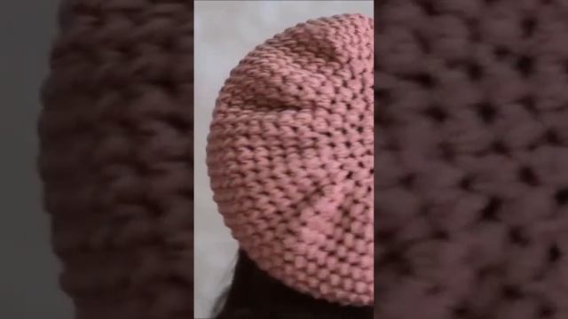 Женский берет крючком