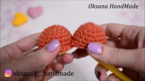 Маленькое сердце крючком. МАСТЕР КЛАСС И СХЕМА. Heart crochet