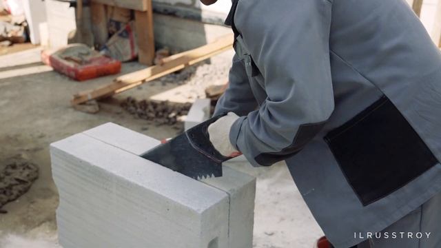Часть 3. Начинаем кладку стен по индивидуальному проекту в Петергофе смотреть онлайн