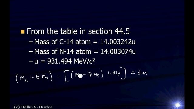 Physics123 Example Problems - Nuclear Decay смотреть онлайн