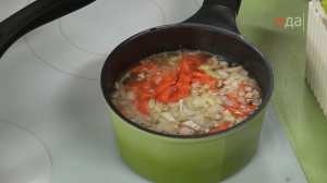 Суп-пюре из копченой курицы с чечевицей и зеленым горошком | Дети, за стол!