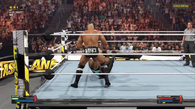 WWE2K24 GIOVANNI VINCI VS ANGELO DAWKINS смотреть онлайн