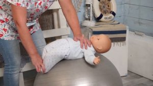 Фитбол.  Голова, спина, ручки, ножки