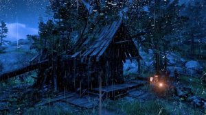 Звуки проливного дождя в Туманном лесу усыпляют | Гроза от бессонницы, расслабляет, ASMR