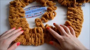 Подушка из Ализе Пуффи . Pillow made of Alize Puffy yarn