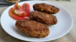 Куриные котлеты с печенью