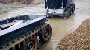 Гусеничный плавающий прицеп для вездехода Охотец