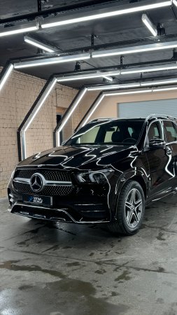 Mercedes GLE 300 - полировка и бронирование полиуретановой пленкой, нанесение керамики, коврики