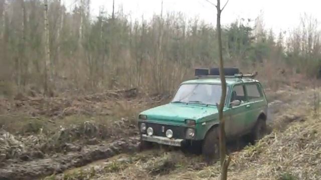 НИВА по ЗИЛовской колее (весна сбор сока) смотреть онлайн