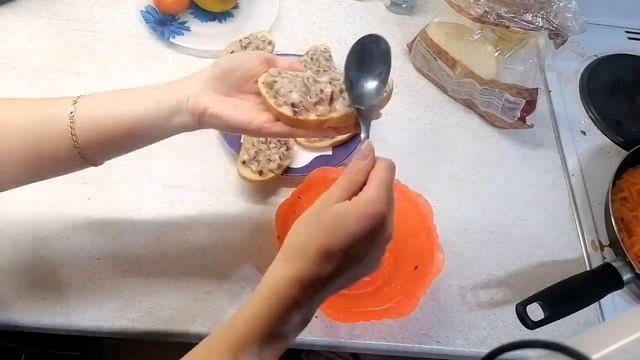 Горячие бутерброды с луком🍞🥚🍪#ЕленаКазак#быстроивкусноприготовить#идеядлязавтрака#ленивыерецепты