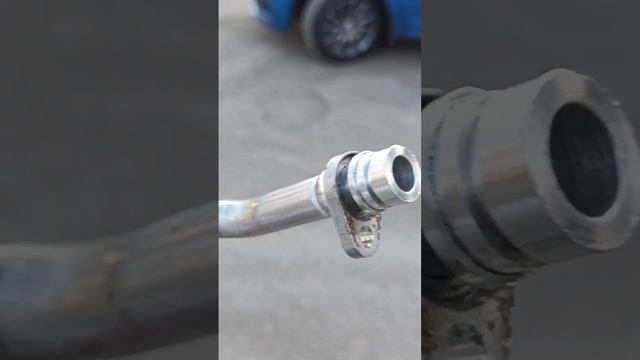 Ремонт трубки кондиционера Renault Logan 2 Рено Логан 2 Мастерская #Weld63 #Самара