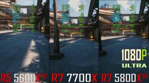 RYZEN 5 5600X3D vs RYZEN 7 7700X vs RZEN 7 5800X3D // PC GAMES BENCHMARK TEST ||