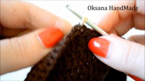 Шапка Унисекс крючком. Мастер класс. Crochet hat pattern