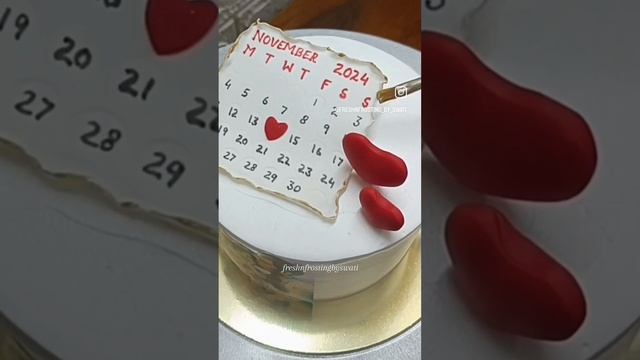 Anniversary cake design #anniversarycake #cakedesignidea #cakedecoratingtutorials #cakeshorts #cake