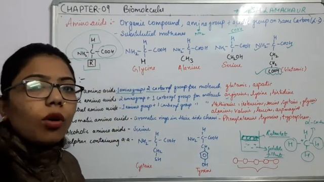 GRADE-XI||CHAPTER-9||BIOMOLECULES (L-2)||AMINO ACIDS смотреть онлайн