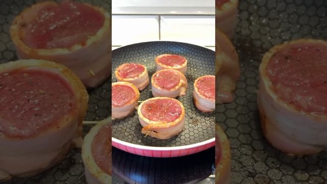 Аппетитная свиная вырезка с зелеными бобами😋😍 #cooking #food #lunch #shortvideo #dinner #рецепты