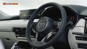 New 2023 Mazda CX-60 Takumi 2.5 e-Skyactiv PHEV (Sonic Silver) - Driving, Exterior, and Interior