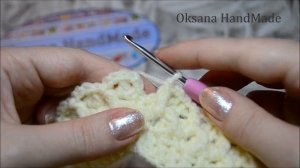 Объемный берет крючком. Мастер класс. Hat crochet