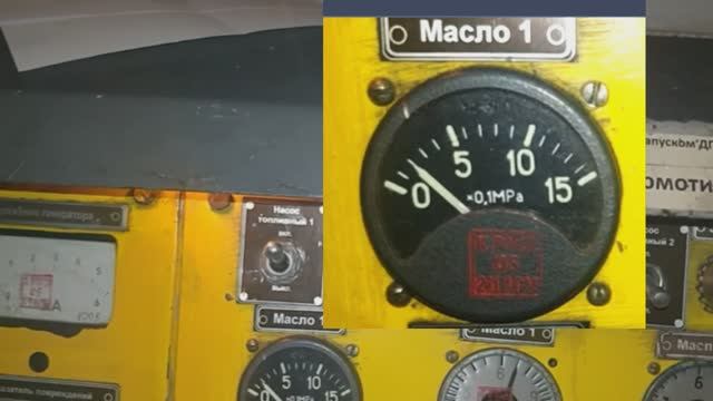 Тепловоз 2ТЭ10.Способы перевода дизелей на ХХ(холостой ход). Часть 10.1 смотреть онлайн