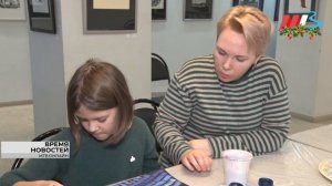 Сюжет Зимние пейзажи в детской галерее