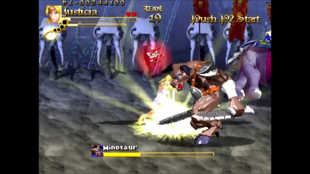The Crystal of Kings Arcade (2001) Justicia / Full Playthrough / Good Ending