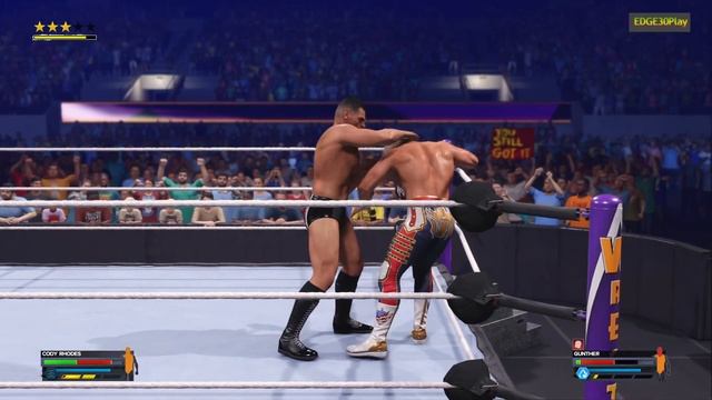 WWE2K24 Cody Rhodes vs Gunther смотреть онлайн