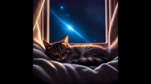 Космос. Кошка мурлычет. Колыбельная для малышей. Успокаивающие звуки для релакса