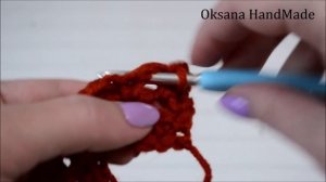 Снуд, манишка из прямоугольника, вязание крючком. МК. Crochet DIY