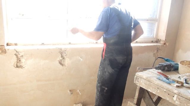 Установка подоконника