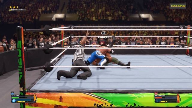 WWE2K24 AJ STYLES VS JINDER MAHAL смотреть онлайн