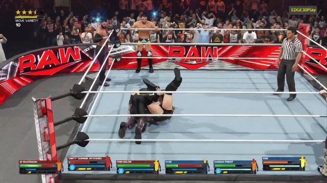 WWE2K24 FINN BALOR, DOMINIK MYSTERIO & JD MCDONAGH VS IVAR, DAMIAN PRIEST & ERICK смотреть онлайн