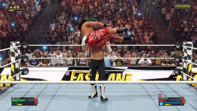 WWE2K24 SAMI ZAYN VS JACOB FATU смотреть онлайн