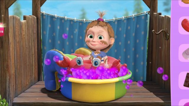 Маша и медведь пройдём уровень весёлой игры смотреть онлайн